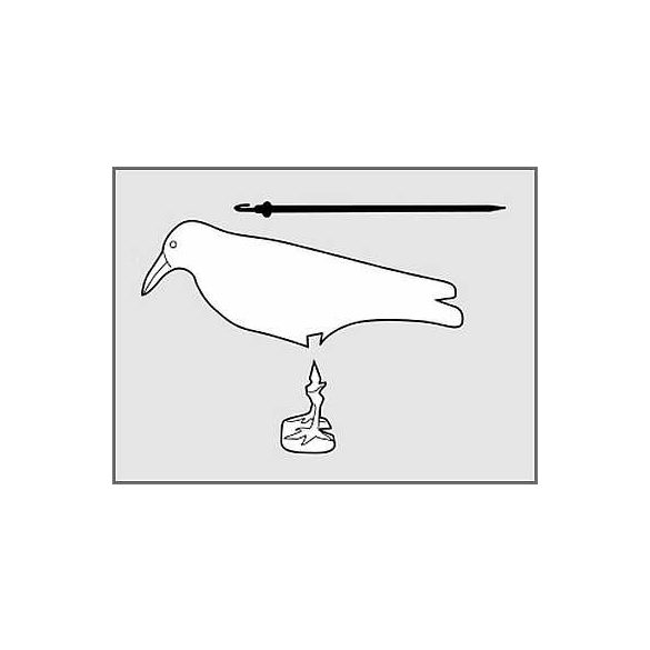 Galambriasztó holló