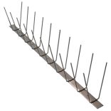 Anti-Bird 2 soros rozsdamentes acél galambriasztó tüske 50cm